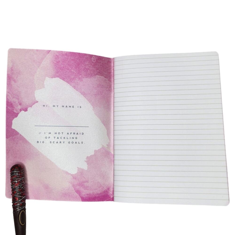 The Journal of Big Ass Goals Notebook Kitty Meow Boutique Motivational Gift - Picture 2 of 5